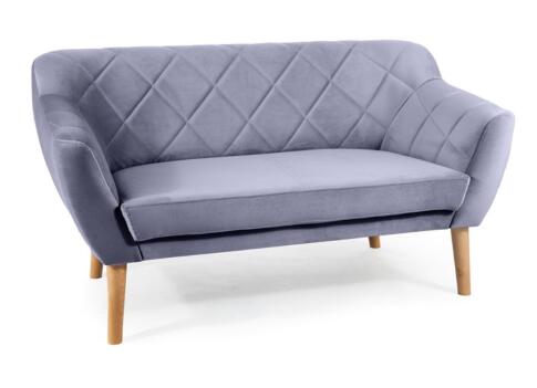 Диван SIGNAL KARO 2 Velvet Bluvel 14 серый/бук