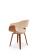 Стул HALMAR K545 бежевый/орех