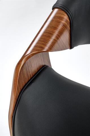 Кресло компьютерное HALMAR BILBO черный/орех