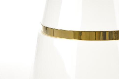 Стол обеденный HALMAR VEGAS белый/золотой 120