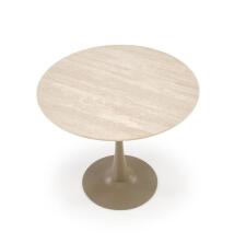 Стол обеденный HALMAR TOLIO травертин/кашемир 90