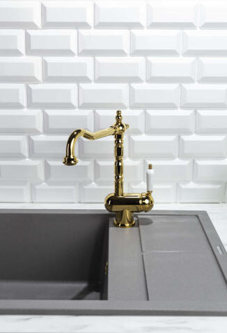 Смеситель для кухни Omoikiri Kyoto-G золото