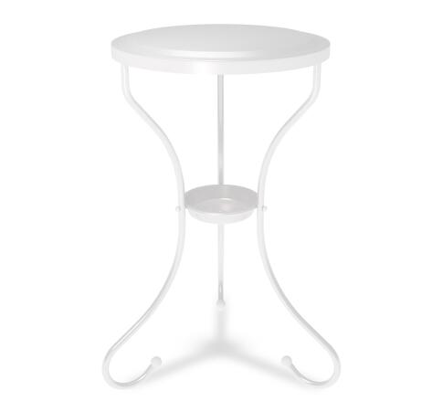 Стол журнальный Sheffilton SHT-CT10-1 белый муар