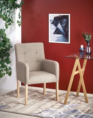 Кресло HALMAR FILO дуб медовый/inari 23