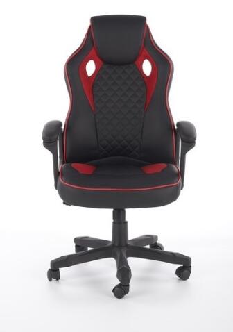 Кресло компьютерное HALMAR BAFFIN черный/красный