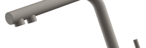 Смеситель для кухни Omoikiri Nakagawa 2 Plus-GR leningrad grey