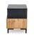 Тумба прикроватная HALMAR SILVIA дуб вотан/черный