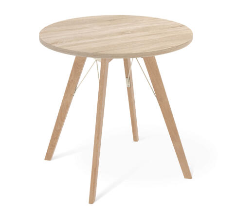 Стол Sheffilton SHT-TU9/TT 80 ЛДСП прозрачный лак/дуб сонома