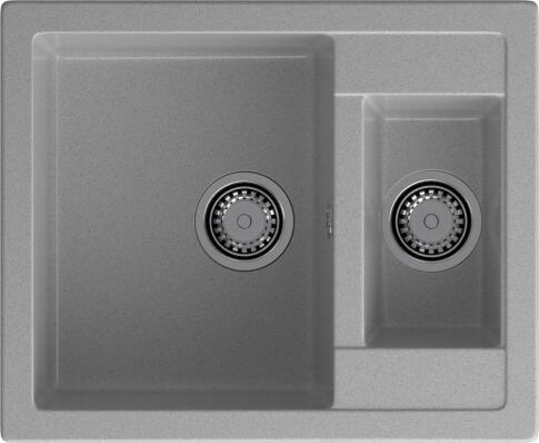 Кухонная мойка GRANFEST QUADRO Q-610K серый