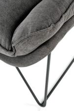 Кресло HALMAR VOLKER темно-серый/черный Кресло HALMAR VOLKER темно-серый/черный