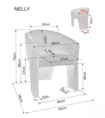 Кресло SIGNAL NELLY Brego бежевый