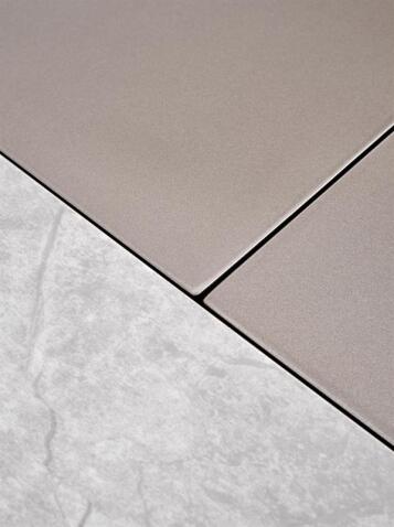 Стол обеденный HALMAR VALENTINO светло-серый/золотой 160-220/90