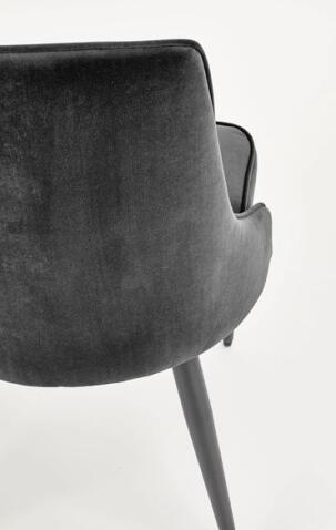 Стул HALMAR K365 черный/черный