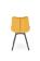 Стул HALMAR K519 горчичный/черный, поворотный