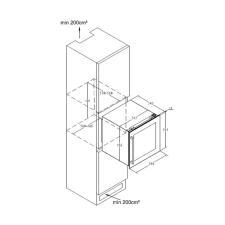 Винный шкаф WEISSGAUFF WWCI-36 DB Dual Zone
