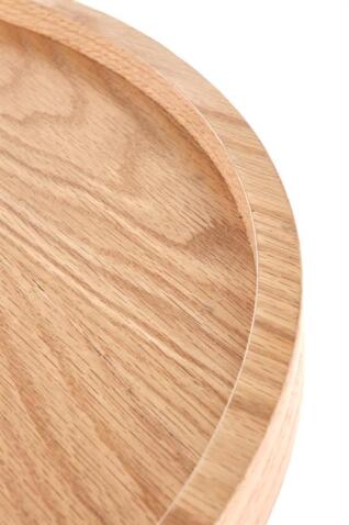 Стол журнальный HALMAR FLORENCE дуб натуральный/черный, 80/45