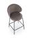 Стул барный HALMAR H121 серый/черный