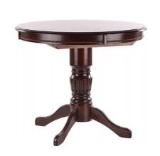 Стол обеденный SIGNAL MARGO темный орех/темный орех 90-125/90