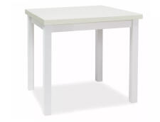 Стол обеденный SIGNAL ADAM белый мат/белый мат 80/80