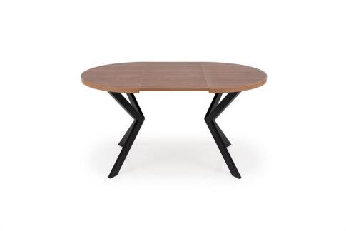Стол обеденный HALMAR PERONI орех/черный 100-250/100