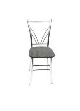 Стул ВВР Соната серый/хром, рогожка