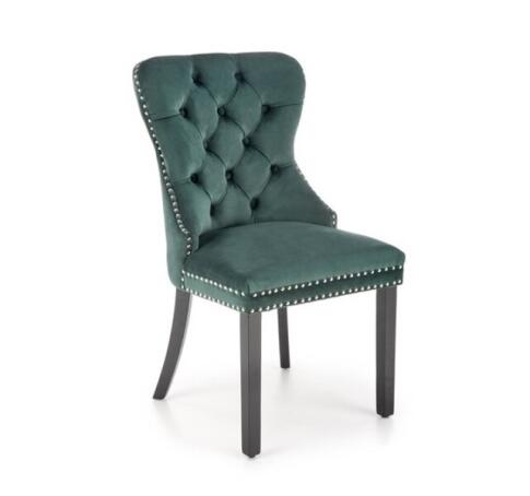 Стул HALMAR MIYA темно-зеленый/черный