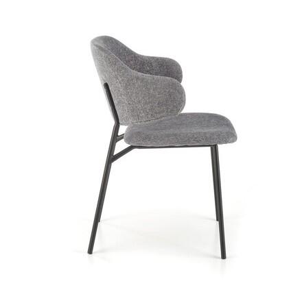 Стул HALMAR K497 светло-серый/черный