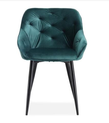 Стул HALMAR K487 темно-зеленый/черный