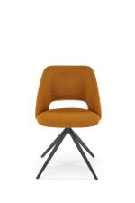 Стул HALMAR K546 горчичный/черный, поворотный