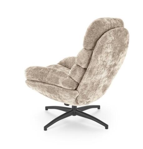 Кресло HALMAR DARIO бежевый/черный