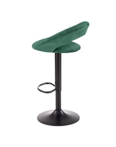 Стул барный HALMAR H102 темно-зеленый/черный