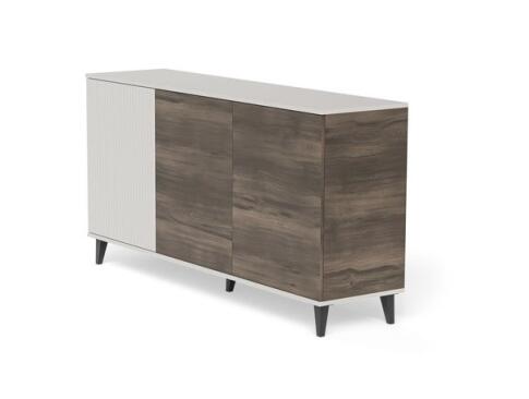 Комод HALMAR RANDOM 2 KM-1 кашемир/орех/черный