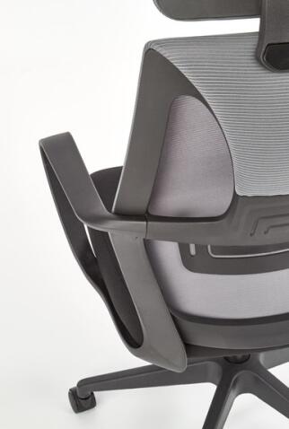 Кресло компьютерное HALMAR VALDEZ черный/серый