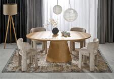 Стол обеденный HALMAR CALYPSO натуральный 160-200/100