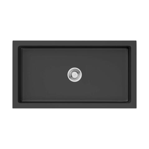 Кухонная мойка из керамики Omoikiri Mikura 83-BL Natceramic/черный