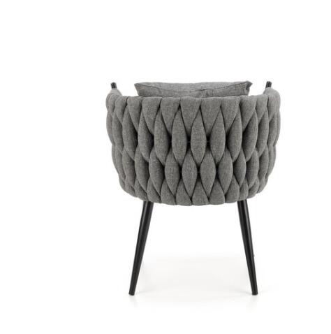 Кресло HALMAR AVATAR серый/черный