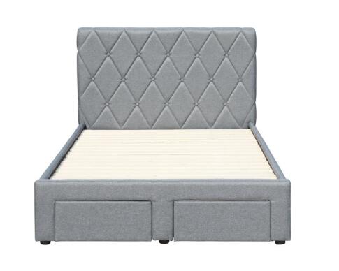 Кровать HALMAR BETINA серый, 120/200