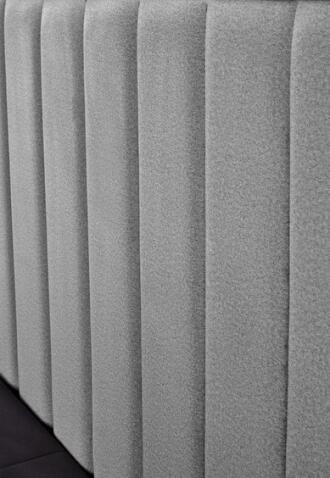 Кровать HALMAR ASENTO серый, 160/200