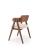 Стул HALMAR K562 бежевый/орех