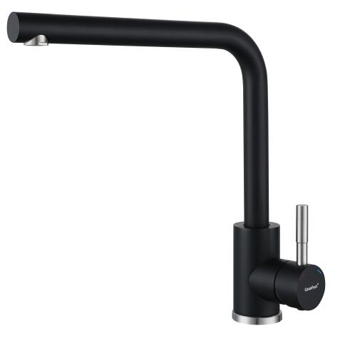 Смеситель для кухни GRANFEST QUARZ Z-5411 черный