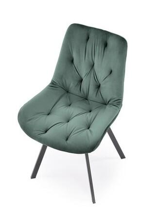 Стул HALMAR K519 темно-зеленый/черный, поворотный