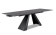 Стол обеденный SIGNAL SALVADORE Ceramic серый мрамор/черный мат 180-260/90