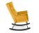 Кресло-качалка HALMAR BAZALTO горчичный