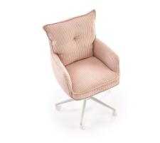 Кресло компьютерное HALMAR DUMBO светло-розовый/белый