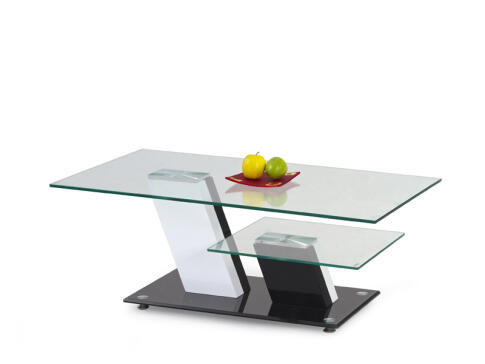 Стол журнальный HALMAR SAVANA черый/белый Стол журнальный HALMAR SAVANA черый/белый