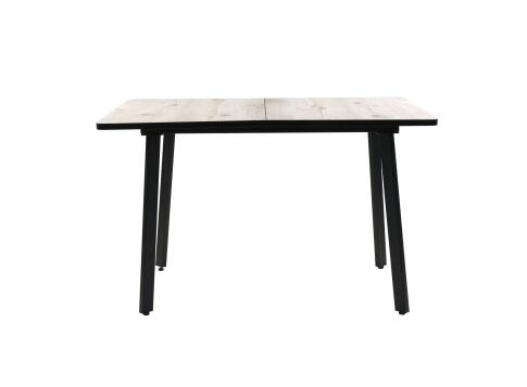 Стол ВВР Миллер бискайская сосна/черный №3, Пластик 120-160/80