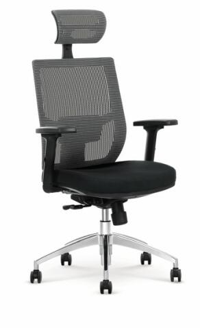 Кресло компьютерное HALMAR ADMIRAL черный/серый