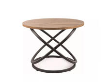 Стол журнальный SIGNAL EOS D дуб артизан/черный