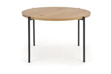 Стол обеденный HALMAR MORGAN дуб золотой/черный 120