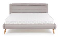 Кровать HALMAR ELANDA светло-серый/натуральный, 160/200